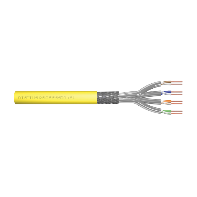 Digitus Cable de instalación CAT 7A S/FTP, 100 m, Simplex, Dca-s1a d1 a1