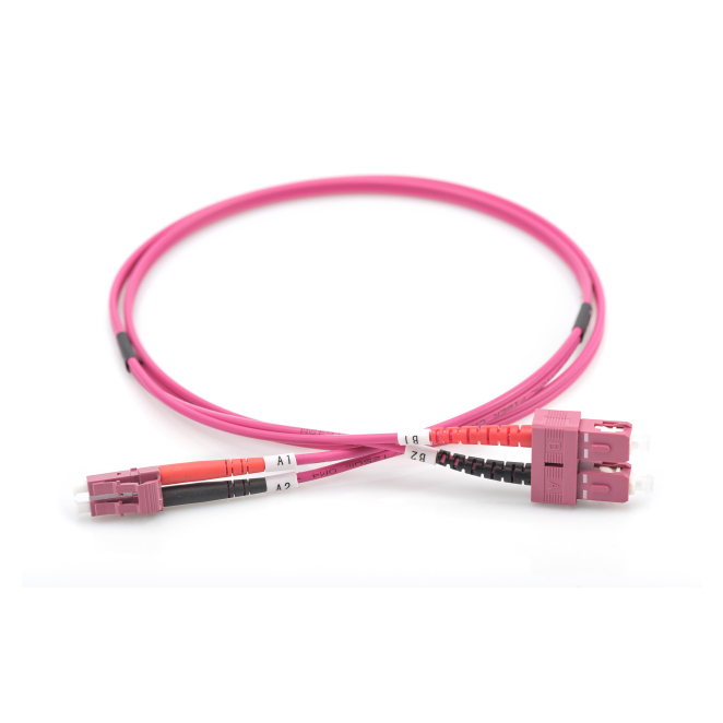 Digitus Cable de conexión multimode de fibra óptica, OM4, LC/SC