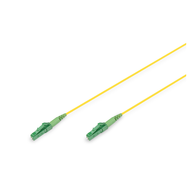 Digitus Cable de conexión de fibra óptica símplex, monomodo, LC/APC - LC/APC, 1 m