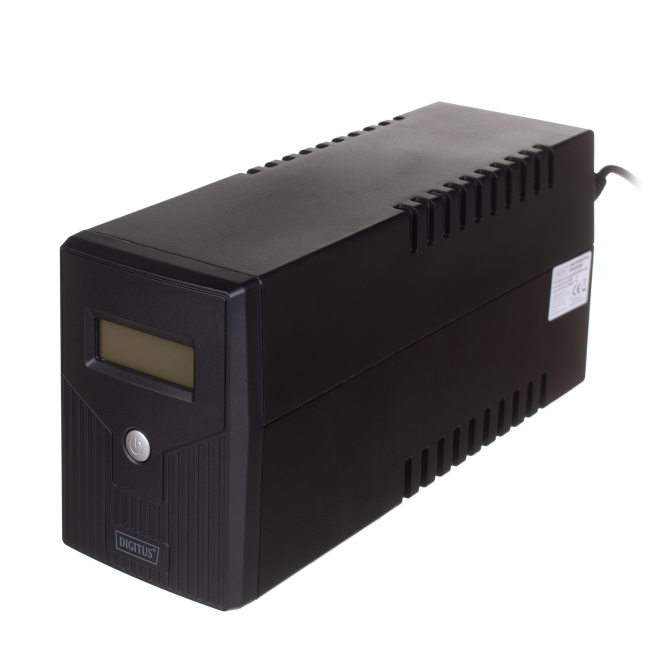 Digitus DN-170063-LCD sistema de alimentación ininterrumpida (UPS) Línea interactiva 0,6 kVA 360 W