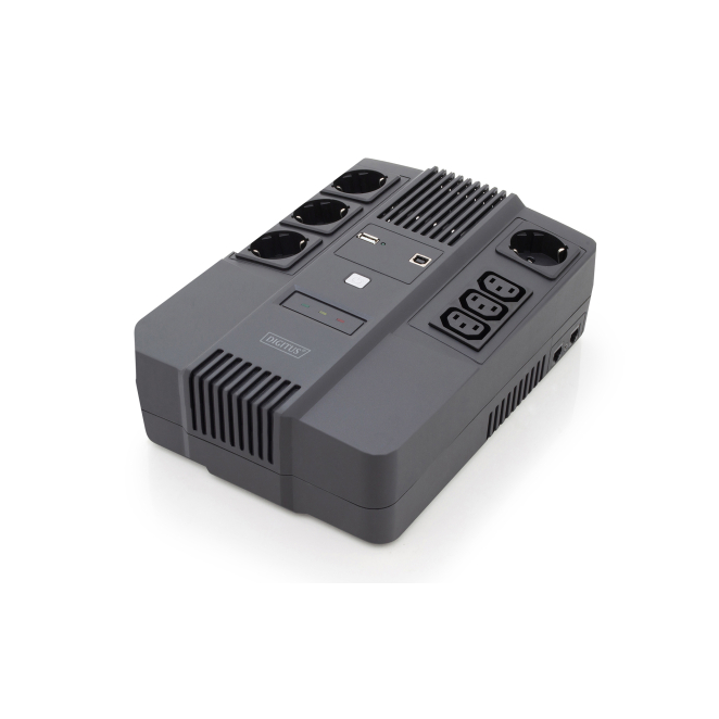 Digitus SAI todo en uno, 600VA/360W, LED