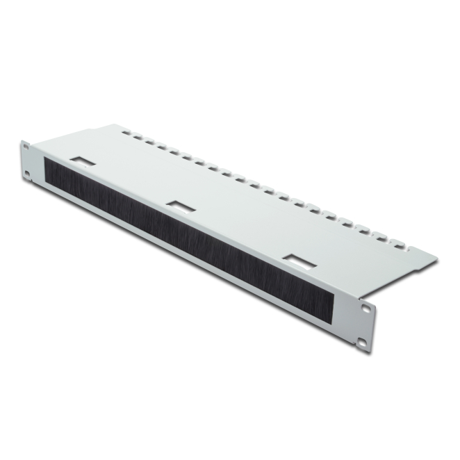 Digitus Panel de gestión de cables con tira de cepillo para armarios de 483 mm (19″), 1U