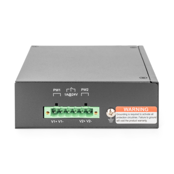 Digitus Conmutador de red Gigabit Ethernet de 8 Puertos - montaje en carril DIN