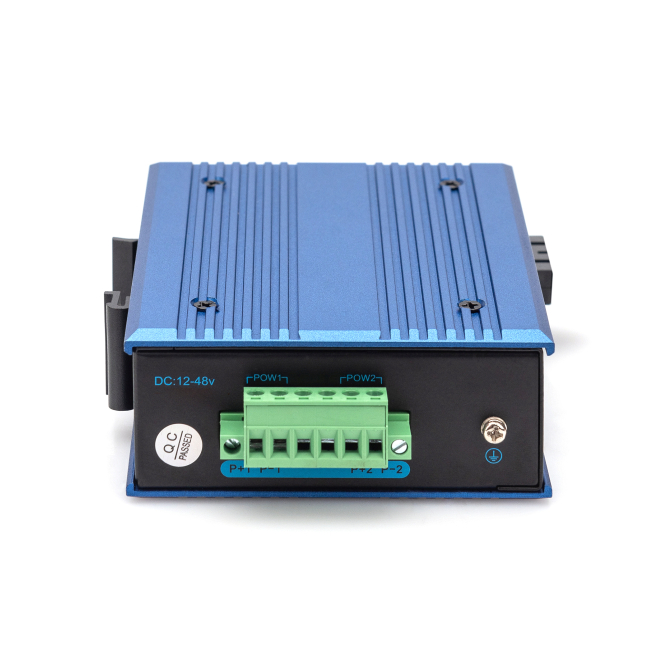 Digitus Industrial Gigabit Media Converter RJ45, SC 20 km vista lateral