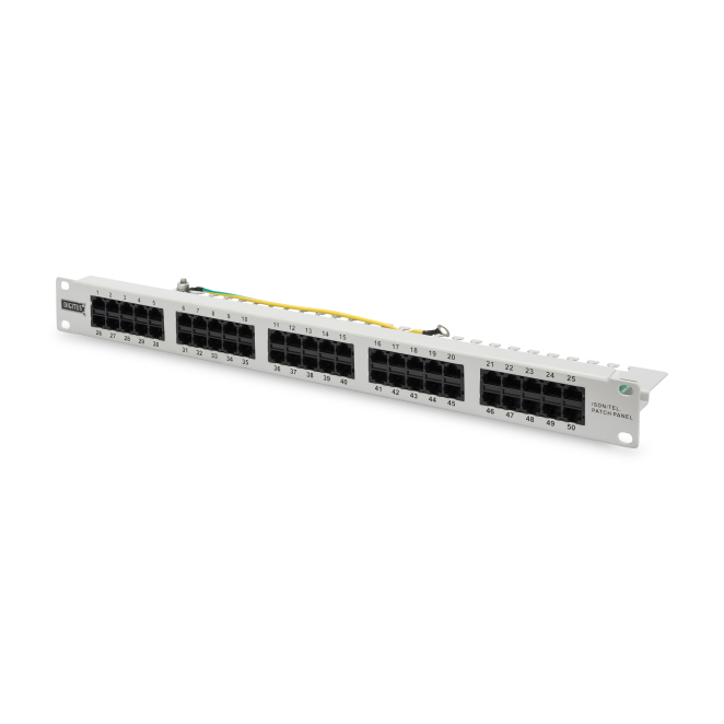 Digitus Panel de conexión ISDN CAT 3, sin apantallar