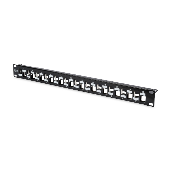 Digitus Panel de conexión modular, 24 puertos, escalonados