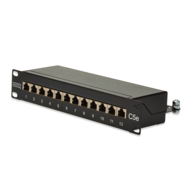 Digitus Panel de conexión clase D, CAT 5e, apantallado