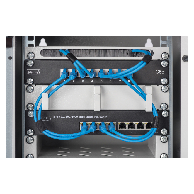 Digitus Conmutador PoE con 8 puertos