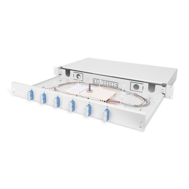 Digitus Caja de empalme de fibra óptica, equipado, SC, OS2