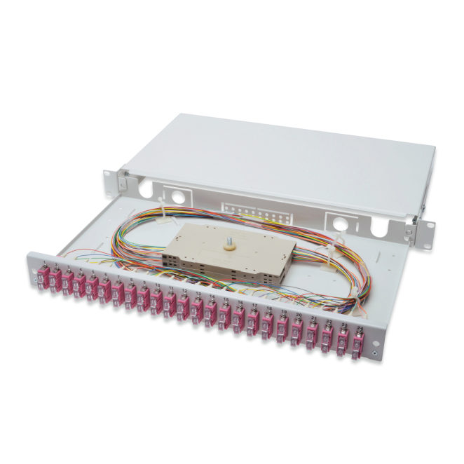 Digitus Caja de empalme de fibra óptica, equipada, SC, OM4