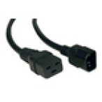 Eaton IEC C14/IEC C19, 10/16 A Negro 2 m C14 acoplador C19 acoplador