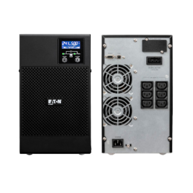 Eaton 9E 2000I sistema de alimentación ininterrumpida (UPS) Doble conversión (en línea) 2 kVA 1600 W 6 salidas AC