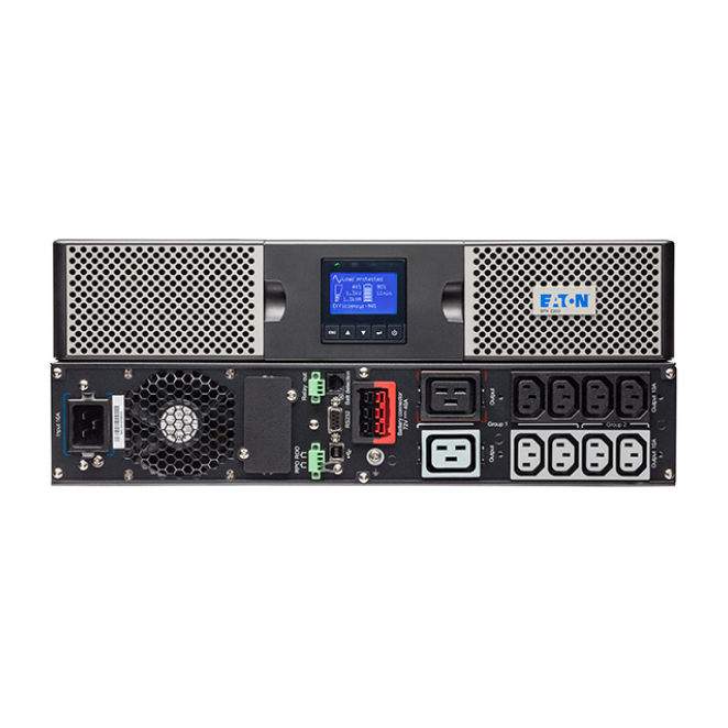 Eaton 9PX3000IRT2U sistema de alimentación ininterrumpida (UPS) Doble conversión (en línea) 3 kVA 3000 W 10 salidas AC