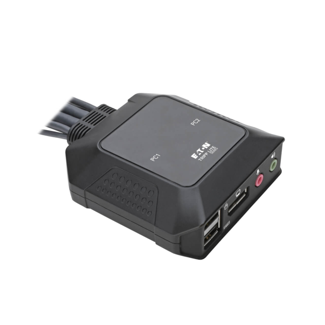Detalles del Tripp Lite B032-DPUA2 interruptor KVM Negro