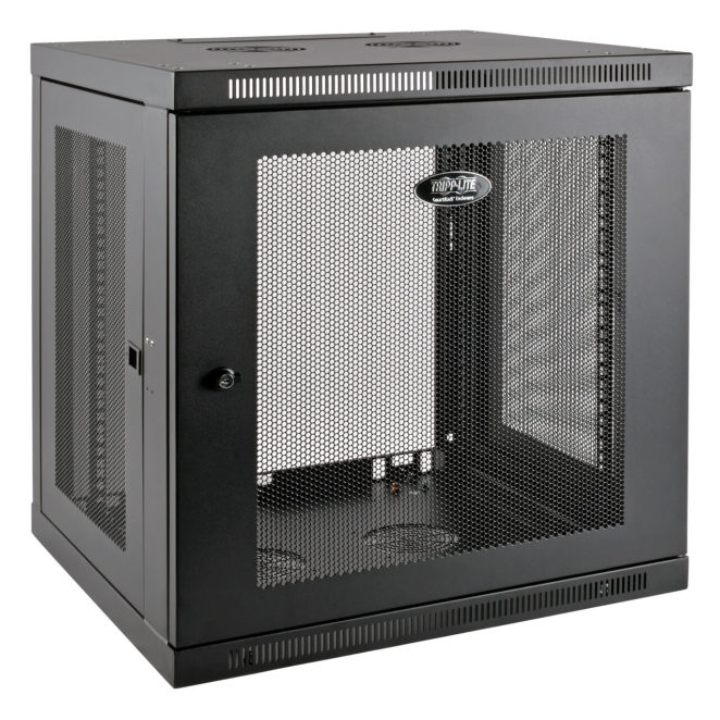 Tripp Lite SRW12UDP Gabinete Smartrack de 12U de Bajo Perfil de Profundidad de Switch para Instalación en Pared