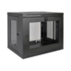 Tripp Lite SRW9UG Gabinete Smartrack 9U de Bajo Perfil Con Ajuste de Profundidad A La Altura del Interruptor para Instalación en Pared Con Ventana De Acrílico Transparente