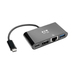 Tripp Lite U444-06N-HGUB-C base para portátil y replicador de puertos USB 3.2 Gen 2 (3.1 Gen 2) Type-C Negro
