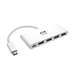 Tripp Lite U460-004-4A-C hub de interfaz USB 3.2 Gen 1 (3.1 Gen 1) Type-C 5000 Mbit/s Blanco