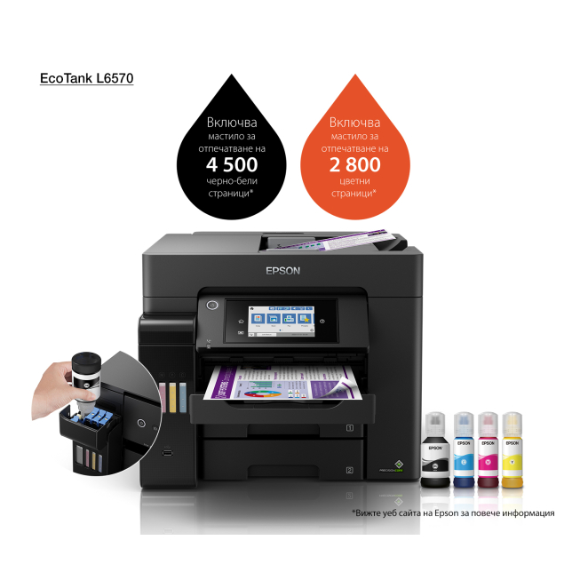 Epson EcoTank L6570 características técnicas