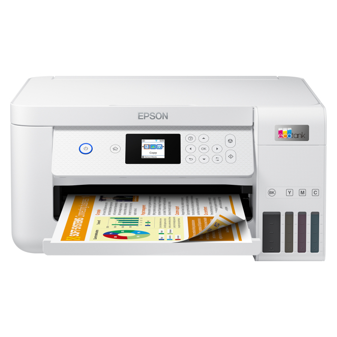 Epson EcoTank Impresora multifunción ET-2856 A4 con depósito de tinta, conexión Wi-Fi