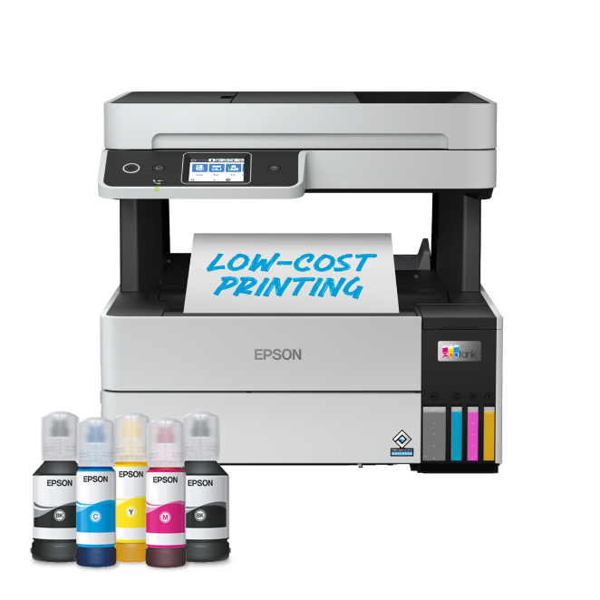 Epson EcoTank ET-5185 imprimiendo documentos