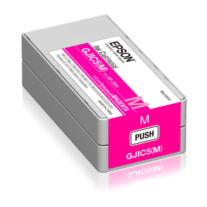 Epson GJIC5(M): Ink cartridge for ColorWorks C831 (Magenta) (MOQ=10)