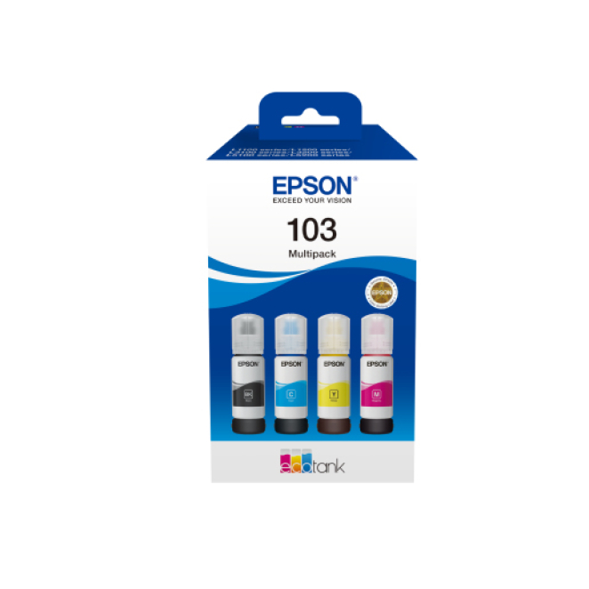 Epson C13T00S64A cartucho de tinta 4 pieza(s) Original Negro, Cian, Magenta, Amarillo