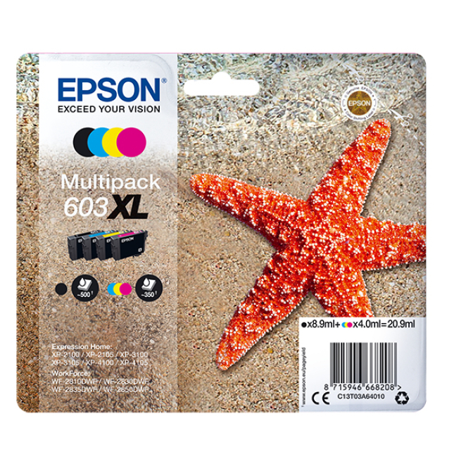 Epson Multipack 4-colours 603XL Ink