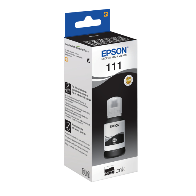 Epson 111 EcoTank Pigment black ink bottle