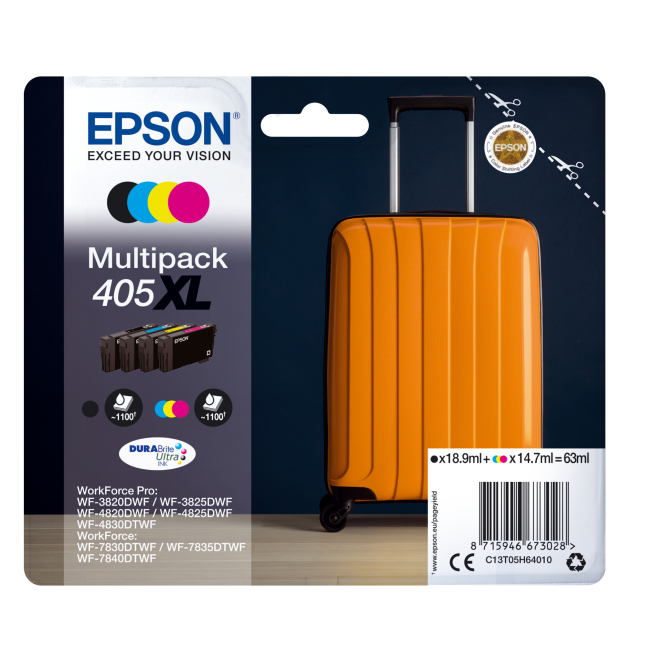 Epson Multipack 4-colours 405XL DURABrite Ultra Ink