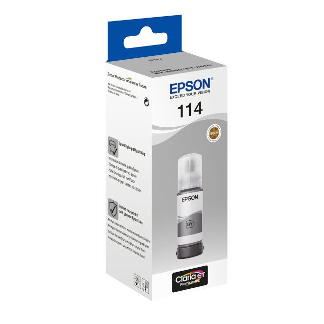 Epson 114 EcoTank Grey ink bottle