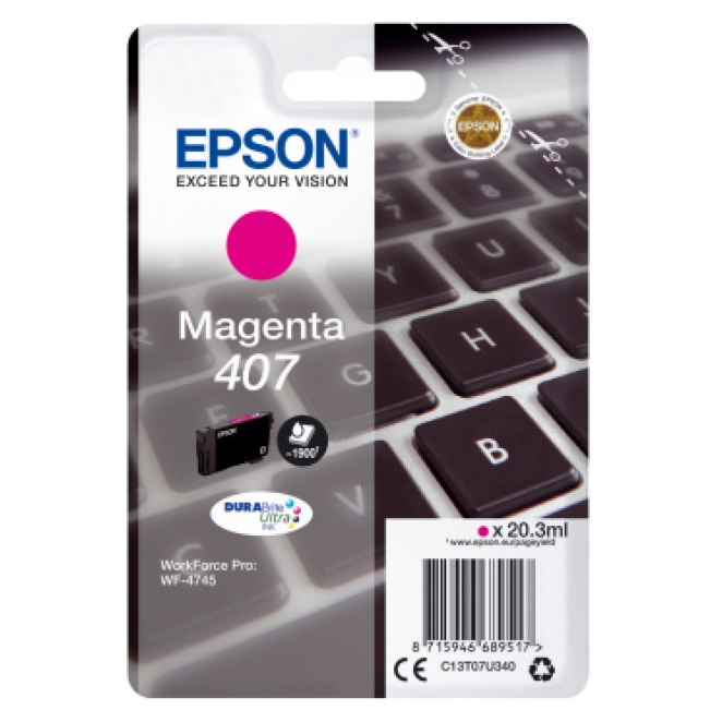 Epson WF-4745 cartucho de tinta 1 pieza(s) Original Alto rendimiento (XL) Magenta