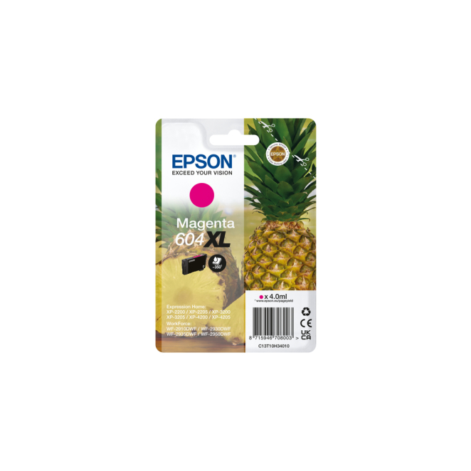 Epson 604XL cartucho de tinta 1 pieza(s) Original Alto rendimiento (XL) Magenta