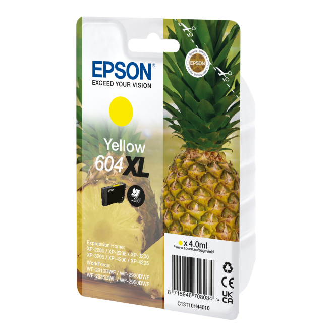 Epson 604XL cartucho de tinta 1 pieza(s) Original Amarillo