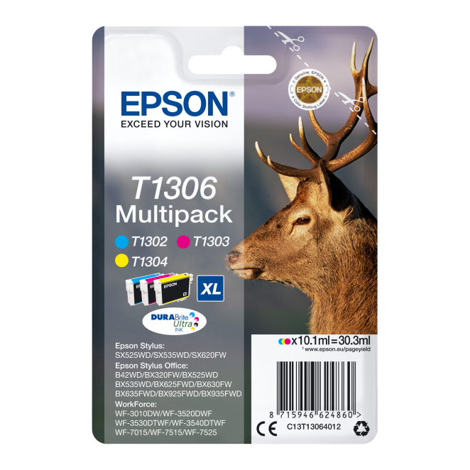 Epson Stag Multipack T1306 3 colores