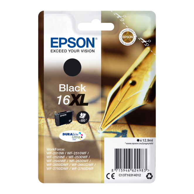 Epson Pen and crossword Cartucho 16XL negro (etiqueta RF)
