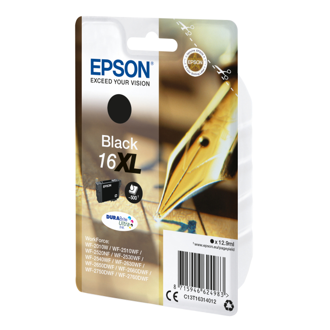 Epson Pen and Crossword Cartucho 16XL negro con embalaje
