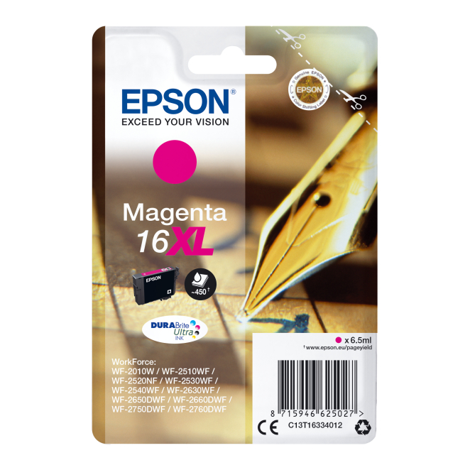 Epson Pen and crossword Cartucho 16XL magenta