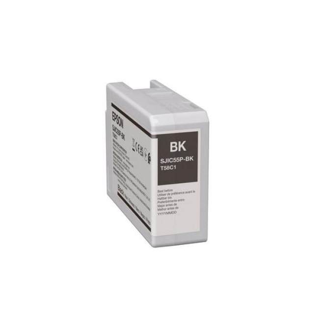 Epson SJIC55(BK) cartucho de tinta 1 pieza(s) Original Negro