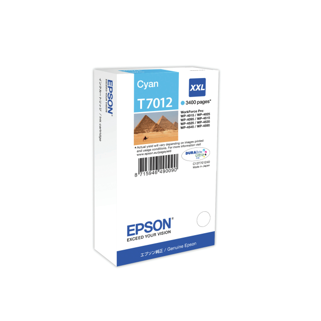 Epson Cartucho T70124010 cian XXL