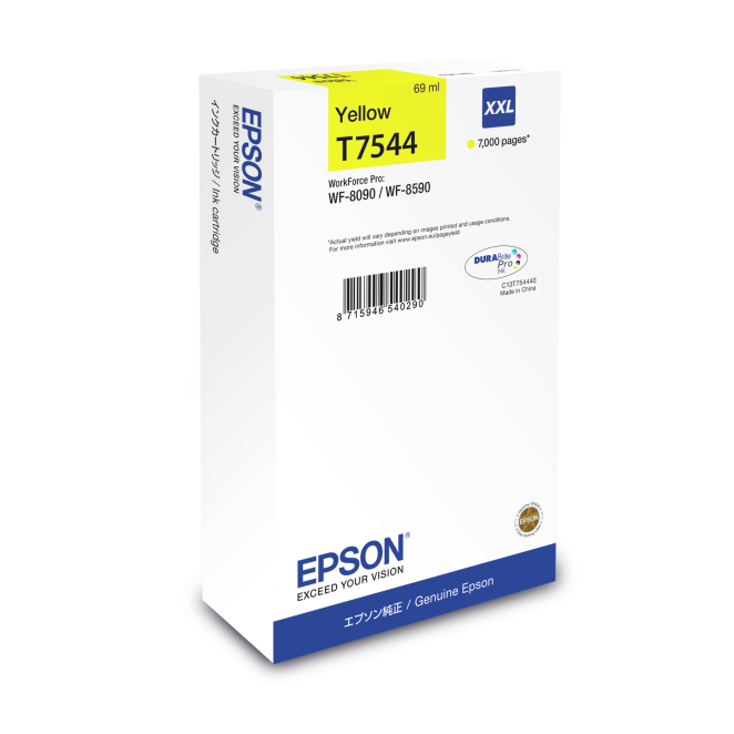 Epson WF-8090 / WF-8590 Ink Cartridge XXL Yellow