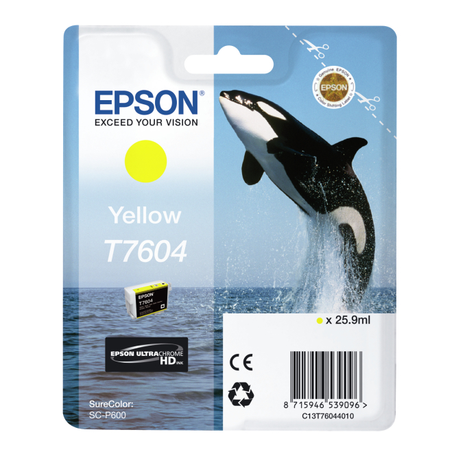 Epson T7604 Amarillo