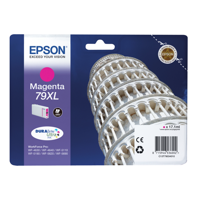 Epson Tower of Pisa Cartucho 79XL magenta