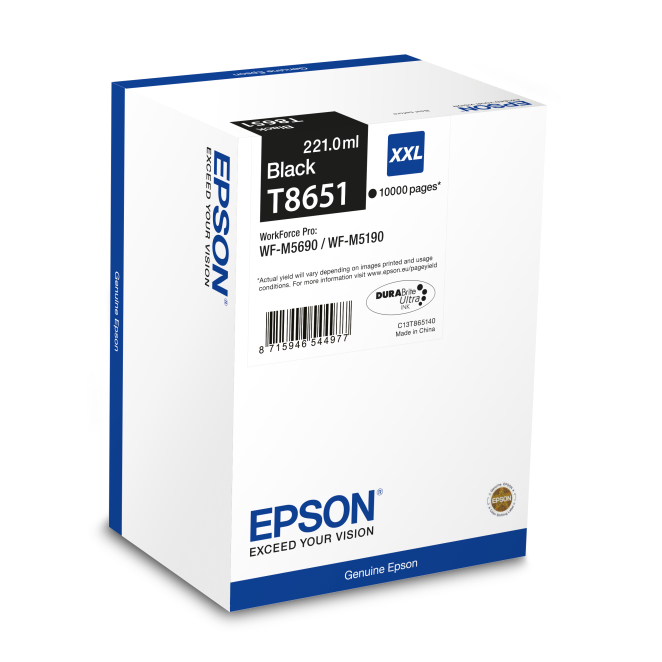 Epson Cartucho T8651 negro XXL