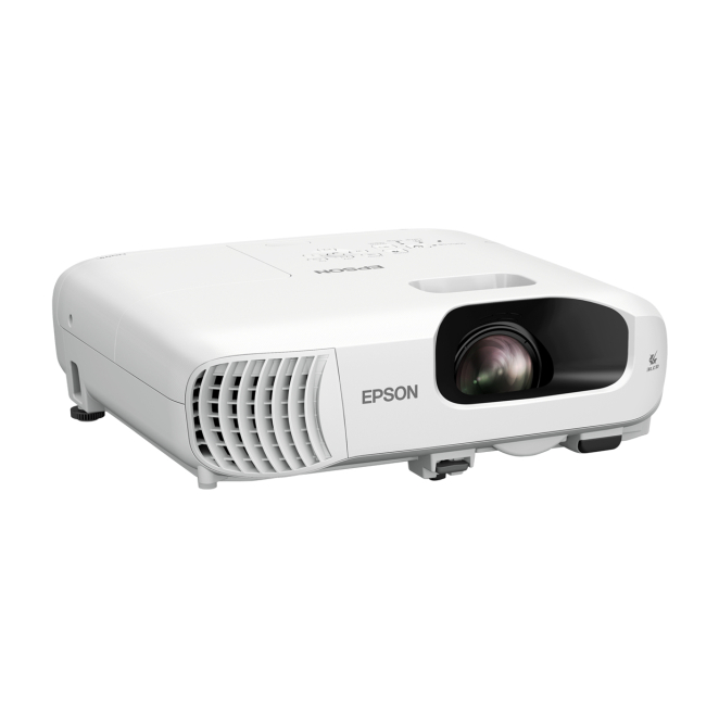 Epson EB-W56S Proyector de corto alcance en uso