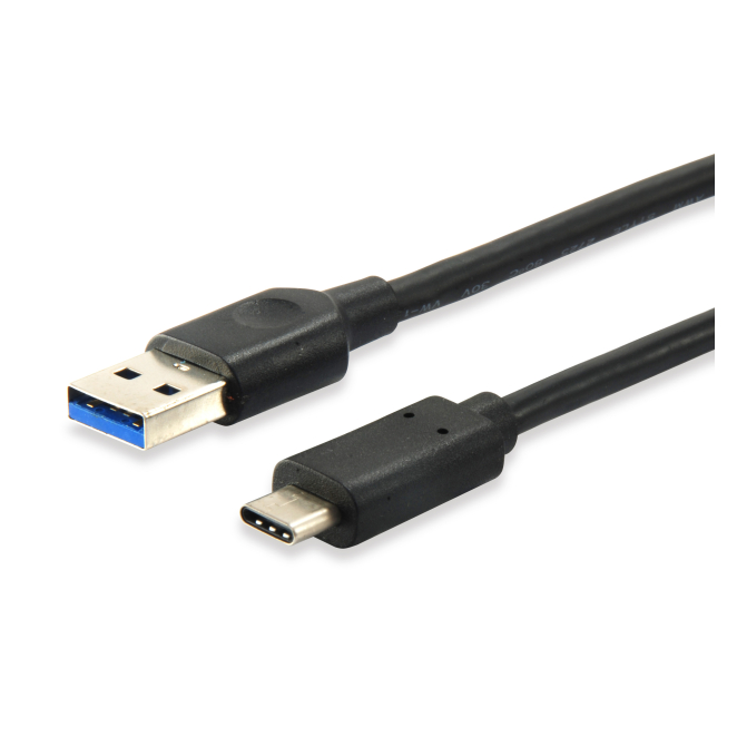 Equip 128345 Cable USB 3.2 Gen 1 C a A, M/M, 0,5 m, 5 Gbps, negro
