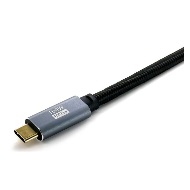 Equip 128359 cable USB en uso