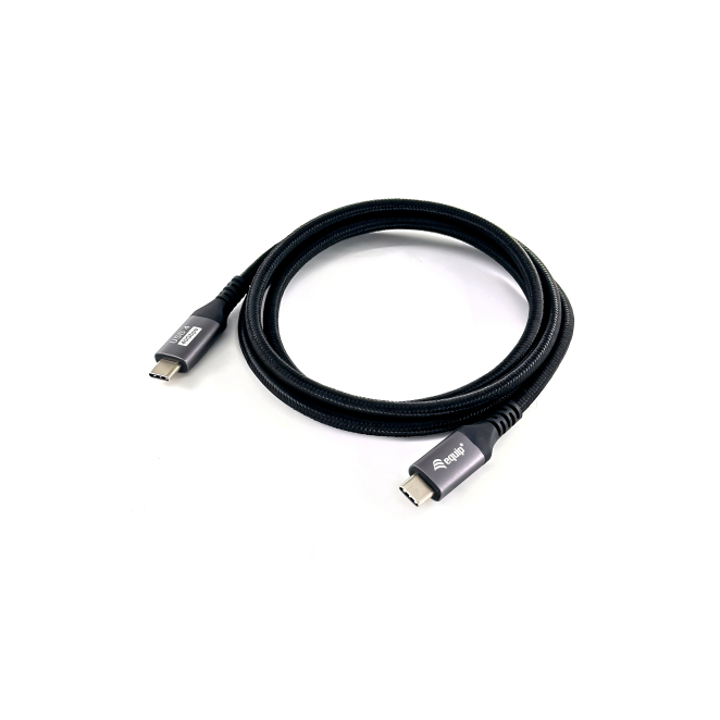 Equip 128381 Cable USB 4 Gen 3 C a C, M/M, 1,2m, PD3.1 240W, 8K/60Hz, 40Gbps, Negro