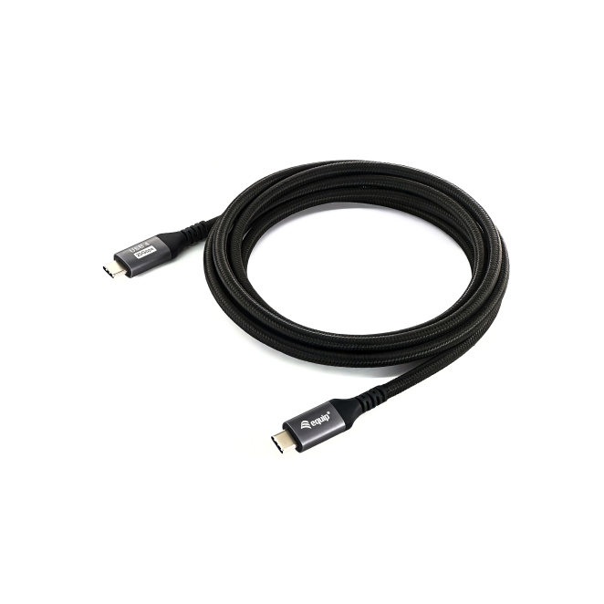 Equip 128382 Cable USB4 Gen 2x2 C a C, M/M, 2,0 m, PD 100 W, 4K/60 Hz, 20 Gbps, negro