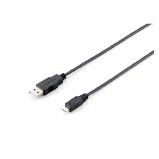 Equip 128523 Cable USB 2.0 Tipo A Macho a Micro-B Macho, 1,8m